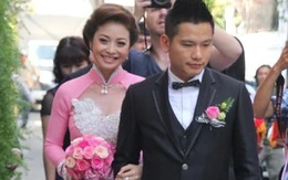 Jennifer Phạm rạng ngời bên chú rể