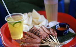 Nem chua nướng Ấu Triệu thơm sực nức