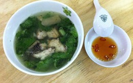 Canh cải xanh cá rô