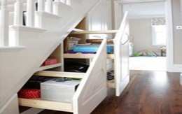 Tủ cầu thang đẹp và tiện lợi