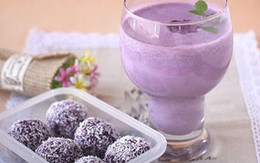 2 món ngon, lạ từ khoai lang tím