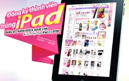 Trúng Ipad nhờ đăng ký thành viên yes24