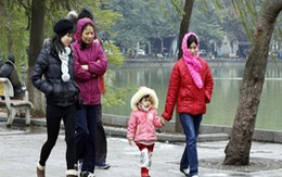 Hà Nội rét đậm hai ngày cuối tuần