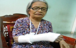 Xót xa cụ bà 83 tuổi bị nhóm côn đồ đánh không thương tiếc