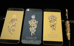 Chiêm ngưỡng iPhone 5 phiên bản rắn hổ chúa bằng vàng