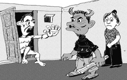 Lột trần truồng "tình địch" rồi đưa tới đồn công an