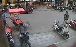 2 thanh niên bảnh bao rình ăn cắp xe Air Blade