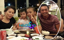 Vắng mẹ Hà Hồ, Subeo và bố quây quần đi ăn cùng ông bà ngoại