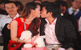 “Bỏng mắt” nhìn vợ chồng sao Việt hôn nhau