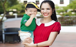 Diễn viên Kiều Thanh khoe con trai 2 tuổi kháu khỉnh