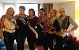 Trương Thị May mang gần 100 chiếc khăn rằn Nam Bộ tặng thí sinh Miss Universe