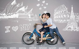 Ảnh cưới "xì tin" đáng yêu của Ngô Quỳnh Anh nhóm Mắt Ngọc