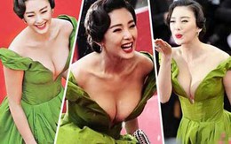 Mỹ nhân Hoa ngữ 'đốt mắt' với váy xẻ ngực