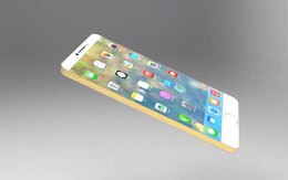 Mô hình iPhone 6 màu vàng với màn hình viền mỏng 5,5 inch