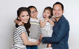 "Mắt nai" Hồng Ngọc khoe gia đình hạnh phúc