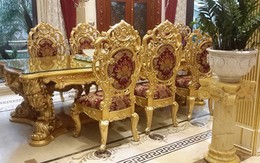 Biệt thự trăm tỉ, nội thất “khủng” dát vàng của đại gia Hà Nội