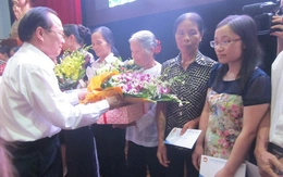 Xúc động lễ gặp mặt 20 gia đình cảnh sát biển, kiểm ngư