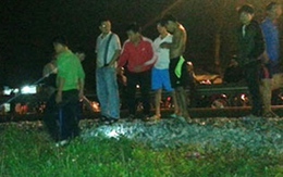 Băng qua đường sắt một thầy giáo tử nạn