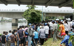 Đôi nam nữ buộc tay nhau nhảy xuống sông Đuống