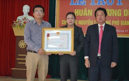 Truy tặng Huân chương dũng cảm cho Phó GĐ Sở Công thương Nghệ An Nguyễn Tài Dũng