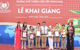 Nô nức lễ khai giảng đầu tiên tại trường phổ thông liên cấp Vinschool