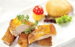 Cuối tuần làm gà quay xôi chiên phồng