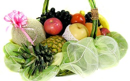 Trang trí giỏ trái cây
