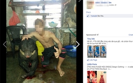 Rùng rợn cảnh giết gấu rồi đăng… Facebook
