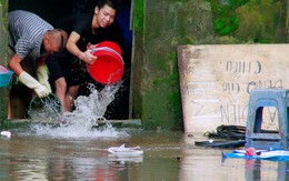 Ngắm Hà Nội mình lội  trong cơn mưa đầu hạ
