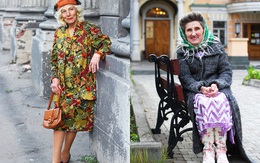 Ông già, bà cố lên bìa tạp chí thời trang