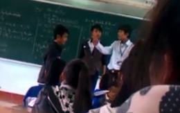 Thầy trò tát nhau trên lớp đã xin lỗi nhau