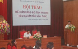 Vĩnh Phúc: Hội thảo mất cân bằng giới tính khi sinh