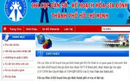 Ngành DS-KHHGĐ TPHCM đưa website vào hoạt động