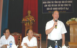Đoàn công tác của Tổng cục Dân số - KHHGĐ làm việc tại Hà Tĩnh
