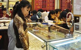 Giá vàng mất 340.000 đồng một lượng