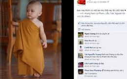 Dân mạng chao đảo vì "tiểu hòa thượng"