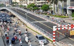 Cấm phương tiện trên một chiều đường Nguyễn Chí Thanh 