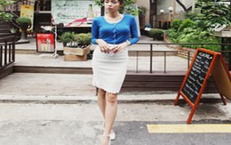 Công sở vào thu với Cardigan sắc màu