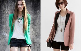 Mix blazer 'siêu cool' khi thu về