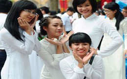 Nữ sinh tinh khôi mùa tựu trường