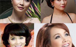 Những kiểu tóc "sến" của Mai Thu Huyền