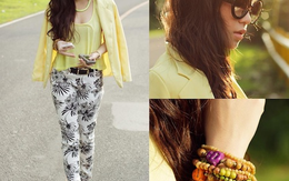 Nhẹ nhàng cùng street-style mùa thu
