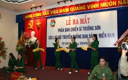 CLB truyền thống Ban Dân miền Nam ra mắt phân ban Chiến sĩ Trường Sơn