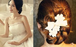 Tạo tóc búi trễ thật đẹp trong ngày cưới 