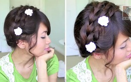 Đầu năm lãng mạn tóc tết vấn