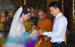 Lễ cưới theo nghi thức Phật giáo của ca sỹ Mỹ Dung