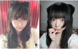 Nữ sinh Trung Quốc rộ mốt làm tóc "tai mèo" cực yêu