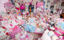 Chia tay cả tá bạn trai vì... mèo Hello Kitty