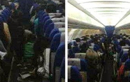 Hành khách đại tiện ngay trên ghế máy bay, mặc tiếp viên van xin