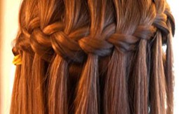 Mẹo tết tóc kiểu thác nước cực kì đơn giản